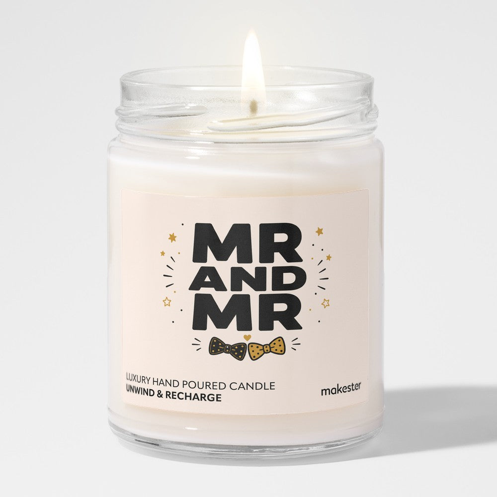 Mr And Mr Love Candle