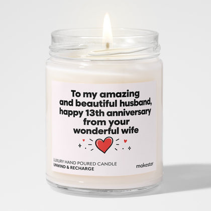 Husband 13th Anniversary Amazing