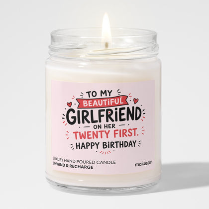 Girlfriend's Twenty-first Birthday