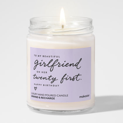 Girlfriend's Twenty-first Birthday