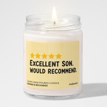 Excellent Son Would Recommend