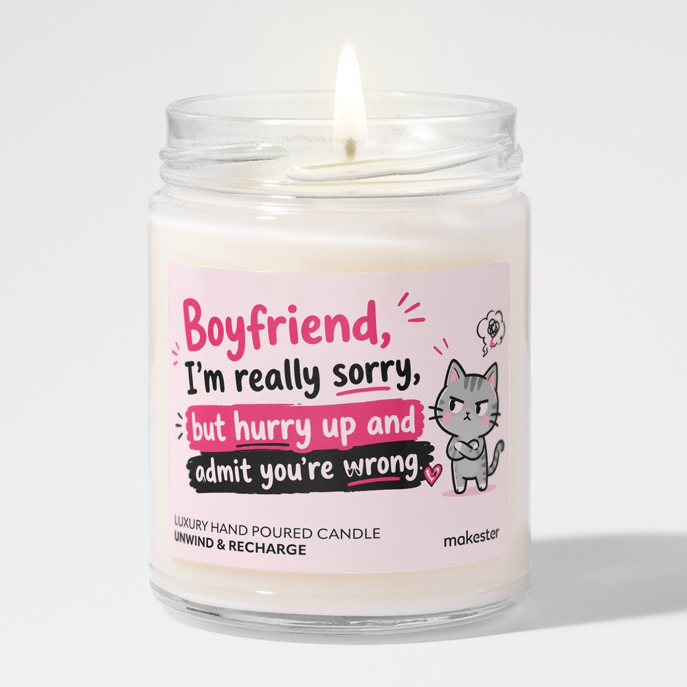 Boyfriend Admit You're Wrong