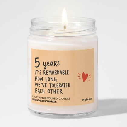 5th Anniversary Tolerance
