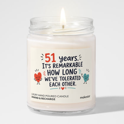 51st Anniversary Tolerance