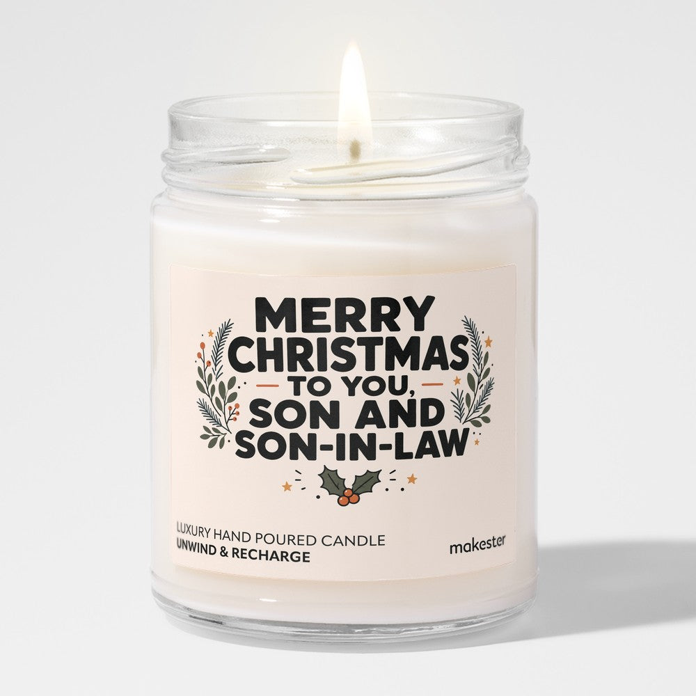 Merry Christmas Son And Son-in-law