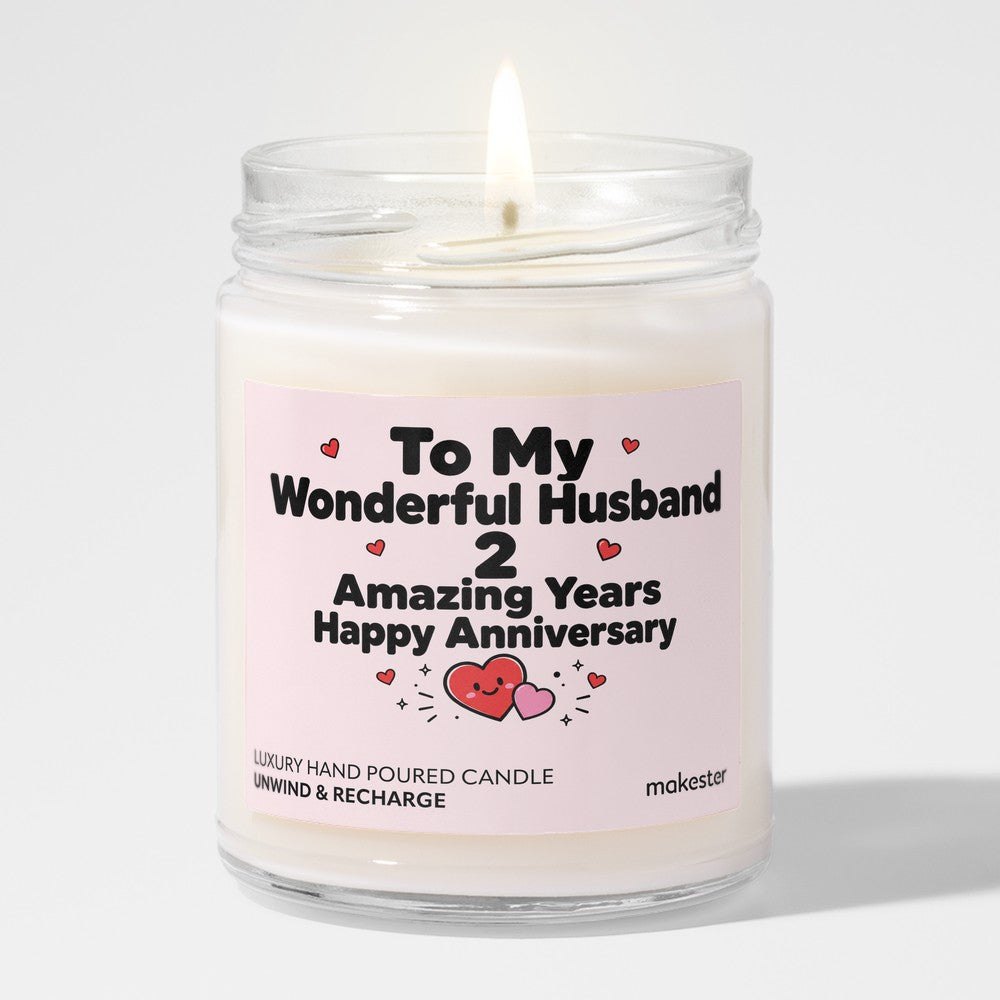 Husband Second Anniversary Wonderful