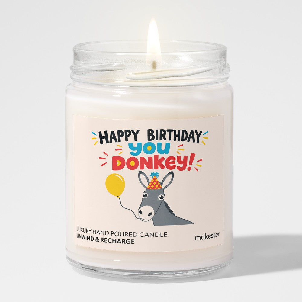 You Donkey Birthday Candle