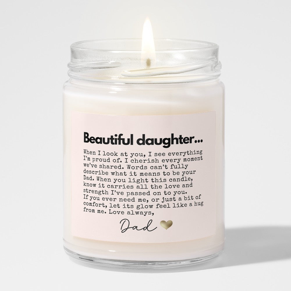Beautiful Daughter Love Dad
