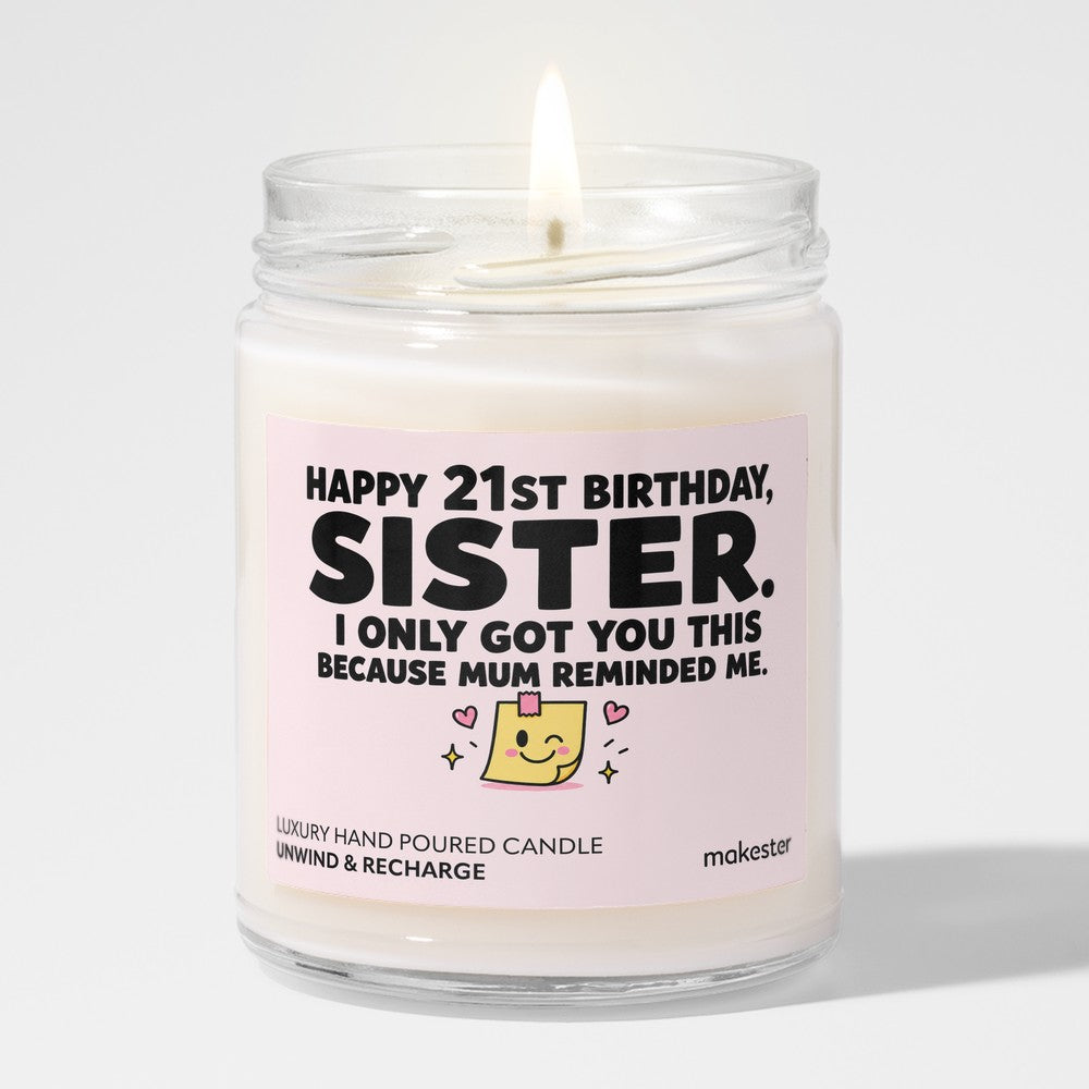 Twenty First Mum Reminder