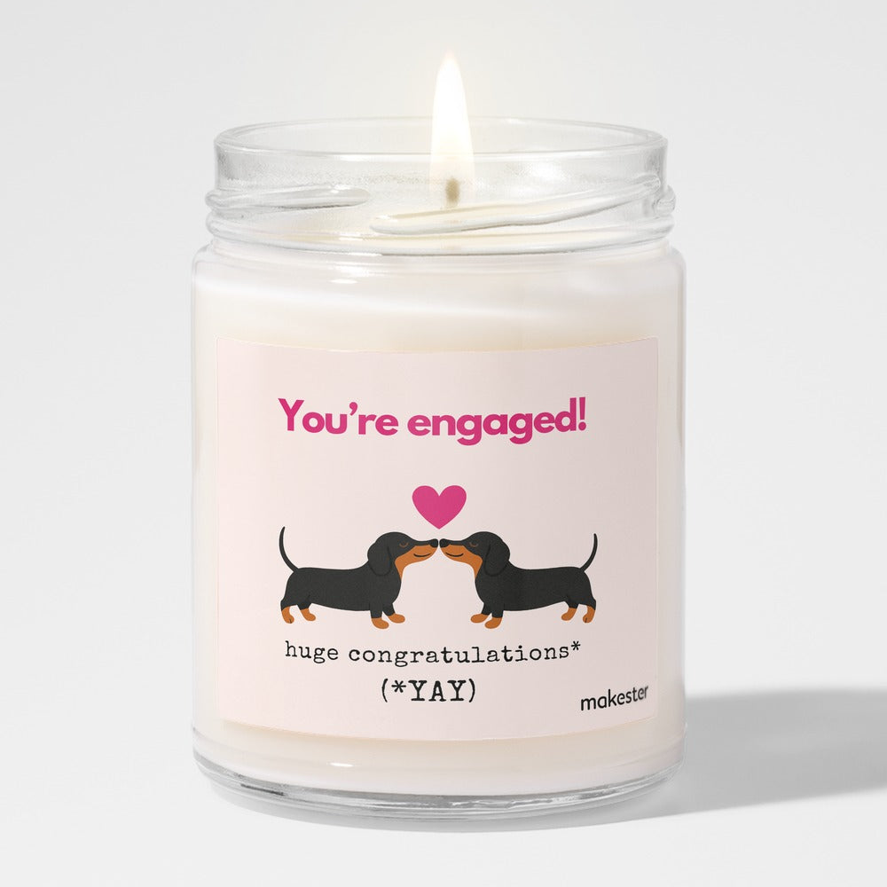 Dachshund Lovers Engagement