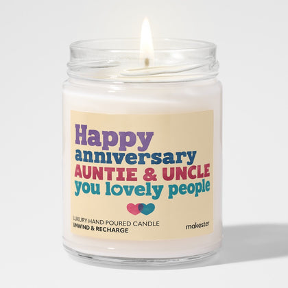 Lovely Auntie & Uncle Anniversary