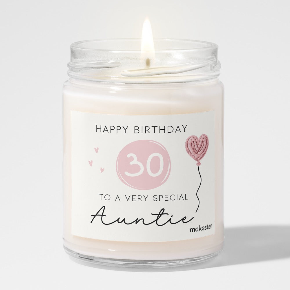 30th Birthday Gifts for Auntie