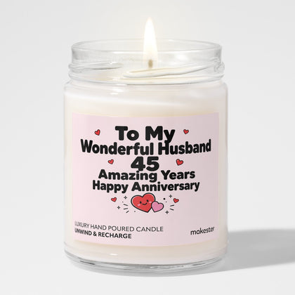 45th Anniversary Husband