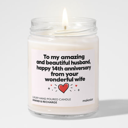 Husband 14th Anniversary Amazing