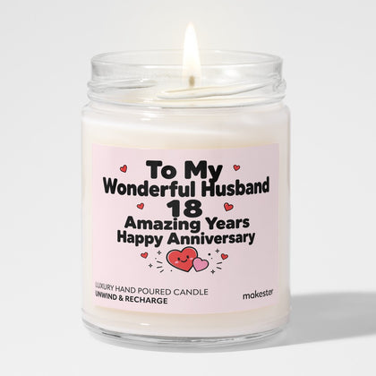 Husband Eighteenth Anniversary