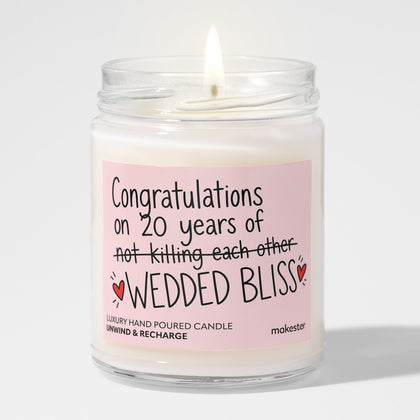 Twentieth Year Wedded Bliss
