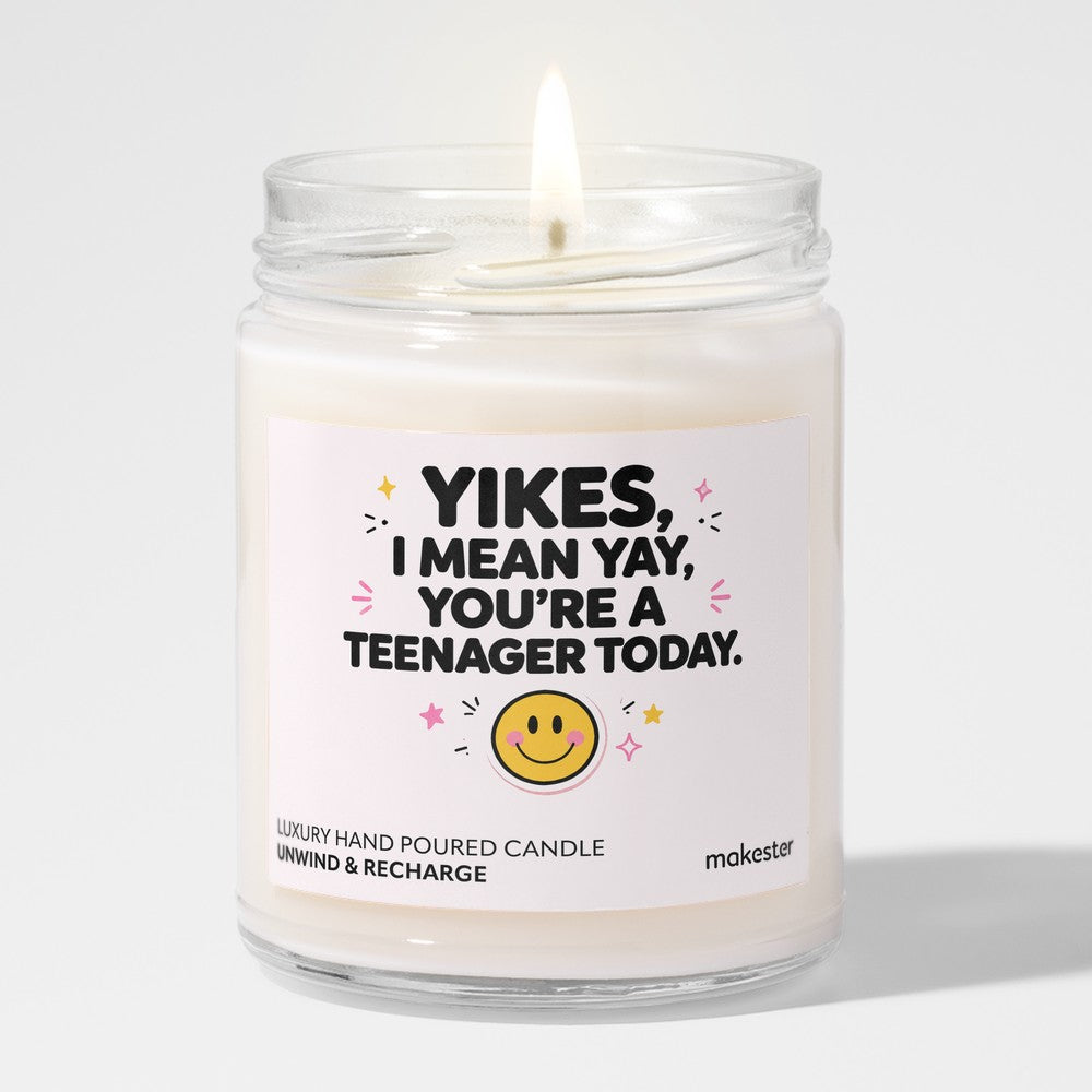 Teenager Milestone Yay Candle