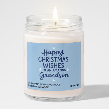 Amazing Grandson Christmas Wishes