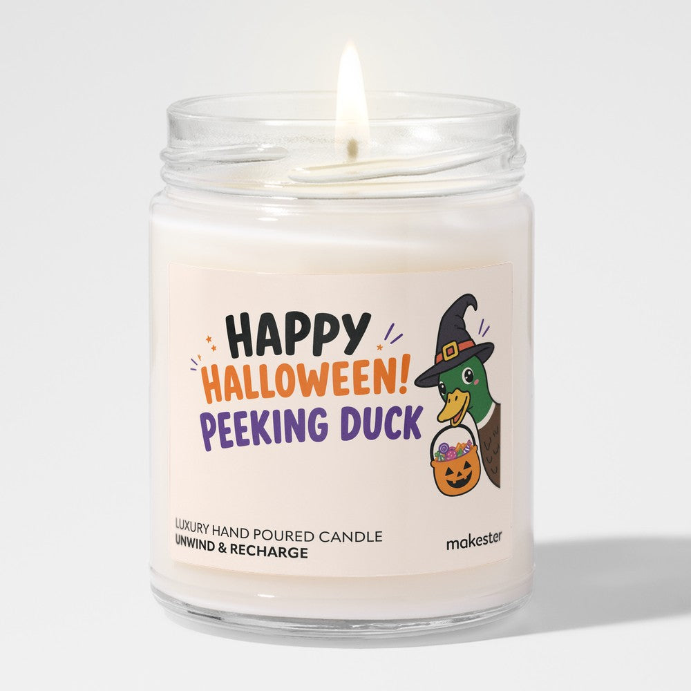 Peeking Duck Halloween