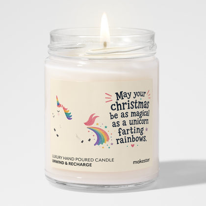 Unicorn Rainbow Christmas Magic