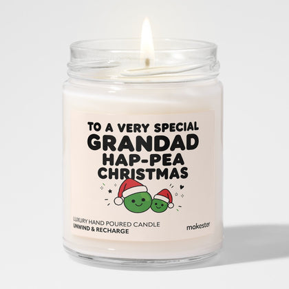 Special Grandad Hap-pea Christmas