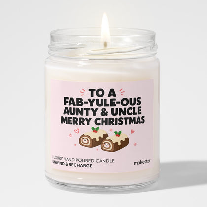 Fab-yule-ous Aunty & Uncle