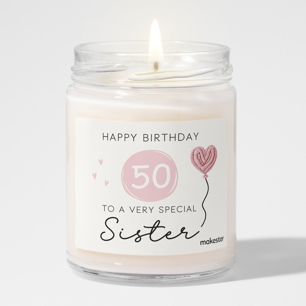 50th Birthday Gifts for Sister