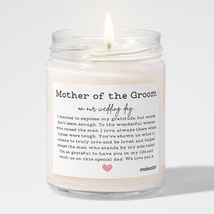 Mother Of The Groom Letter