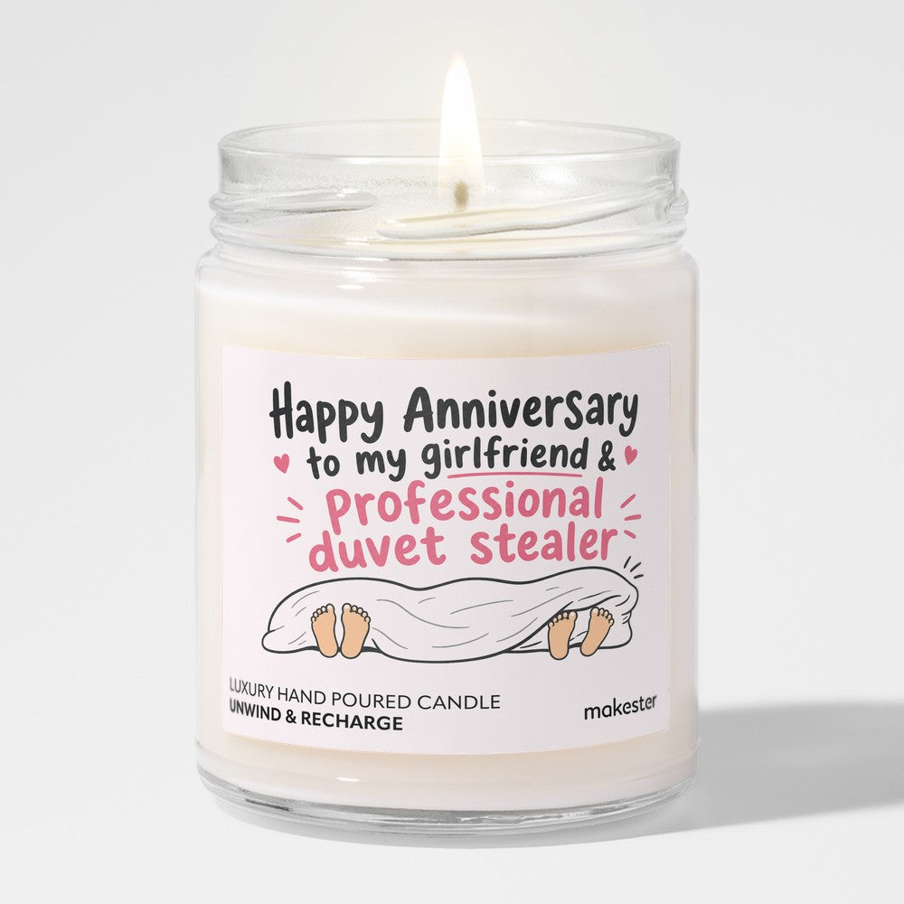 Girlfriend Duvet Stealer Anniversary