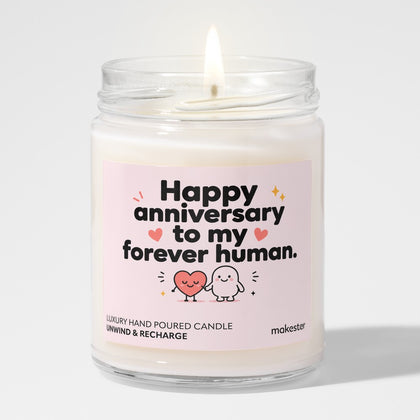 Forever Girlfriend Anniversary Candle