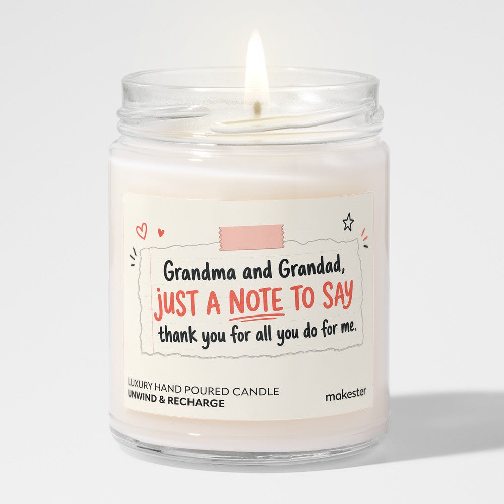 Grandparents Thank You Note