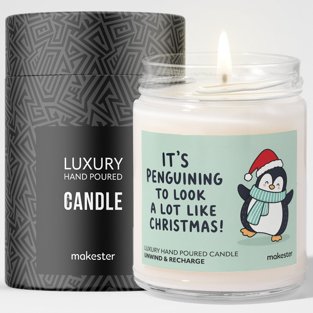 Penguining To Look Like Christmas