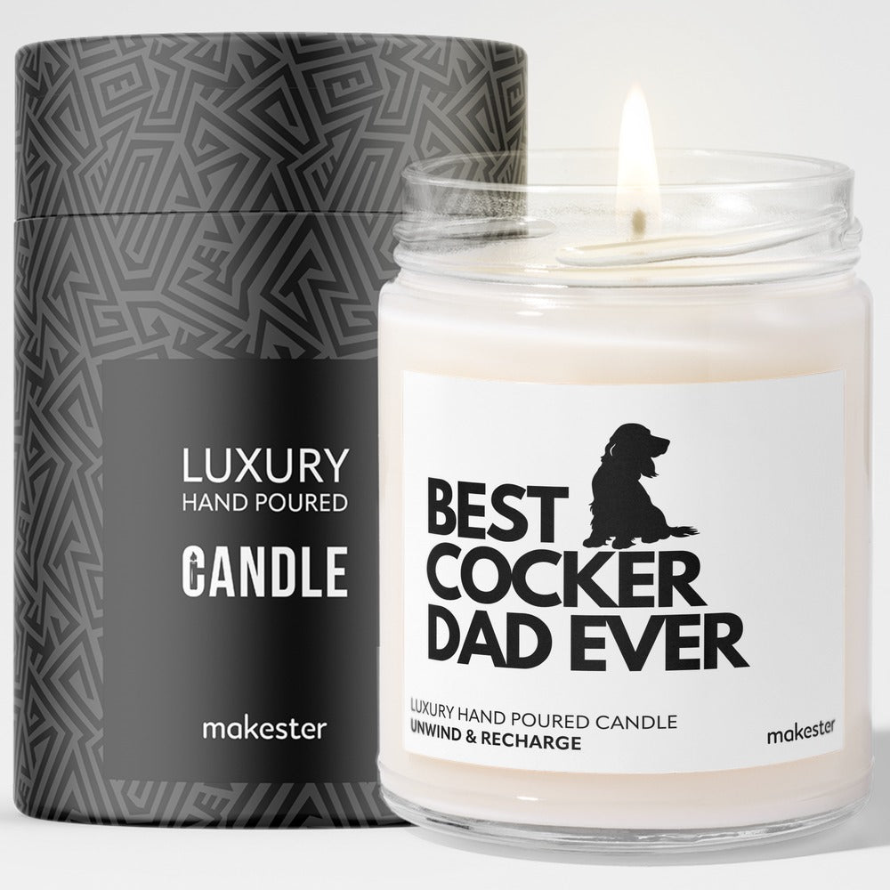Cocker Spaniel Gifts for Men with gift tube
