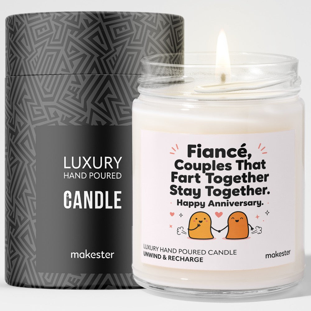 Fiancé Together Forever Candle