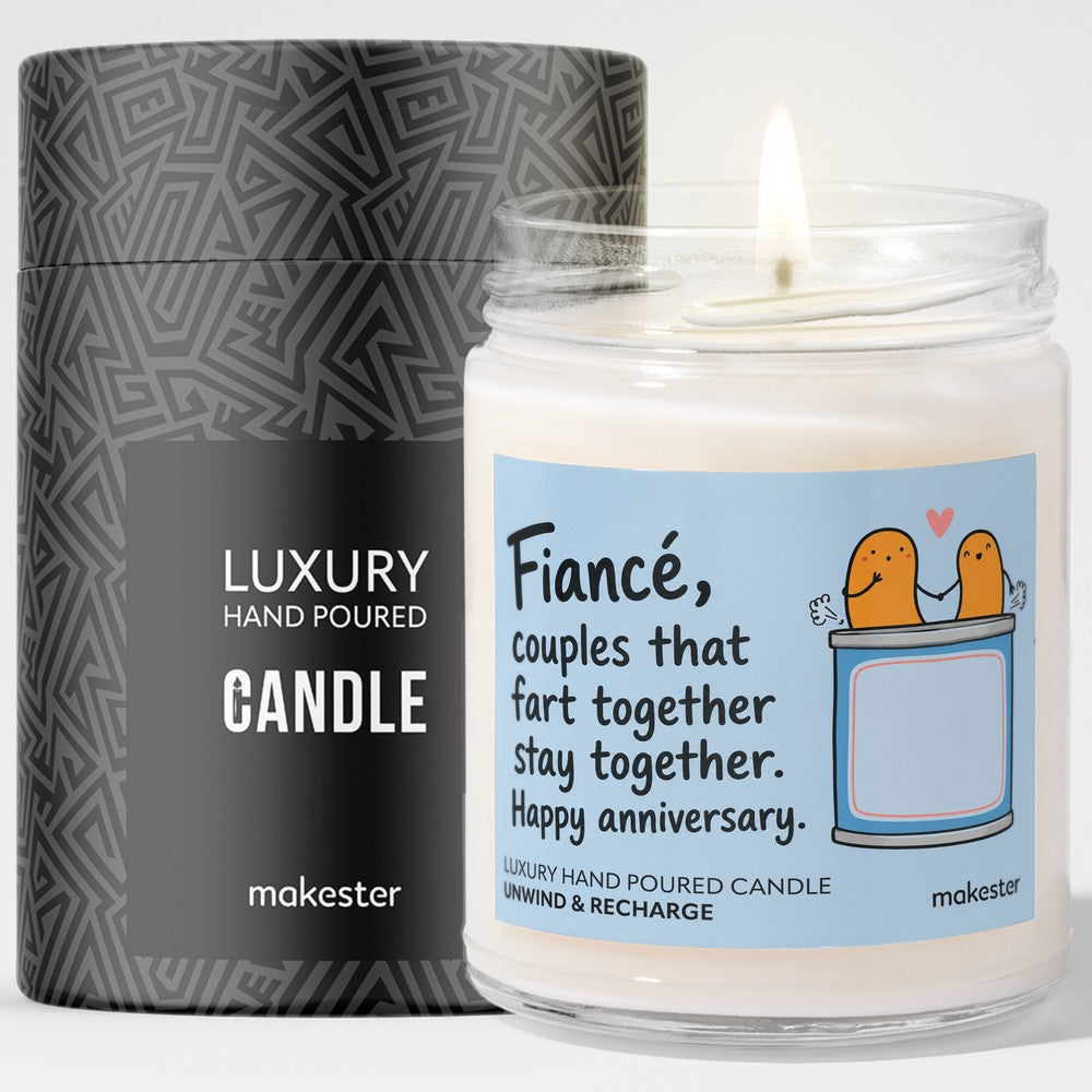 Fiancé Together Forever Candle