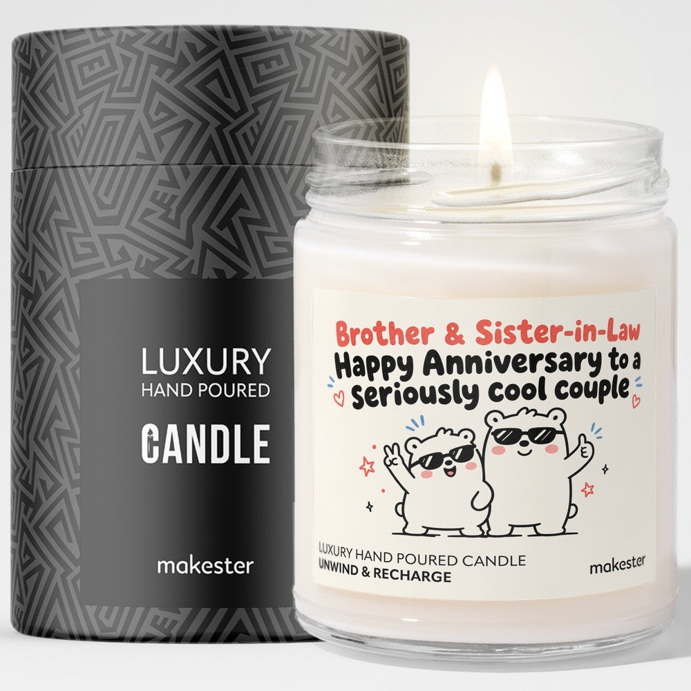 Cool Brother Anniversary Candle