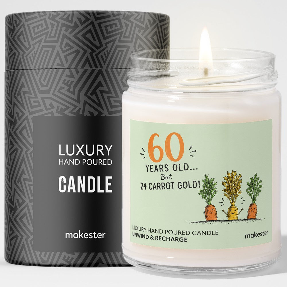 60th Birthday Carrot Gold