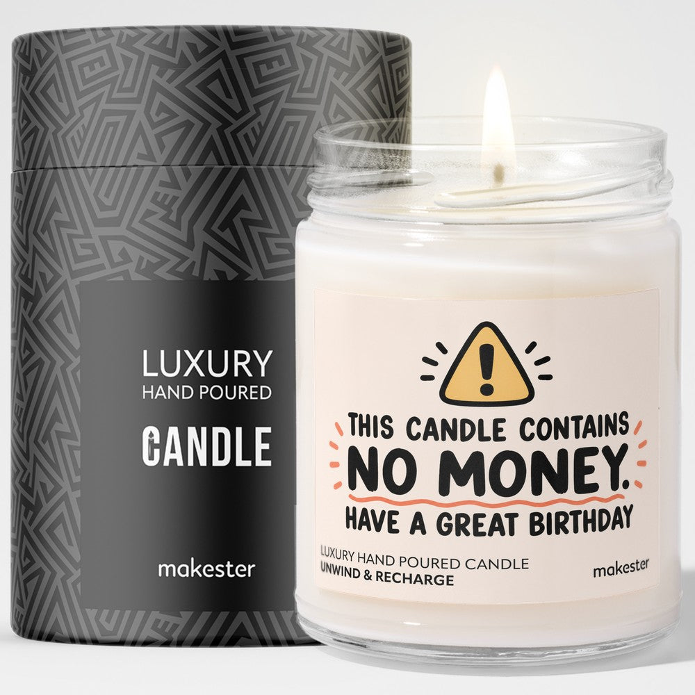 Birthday Candle No Money