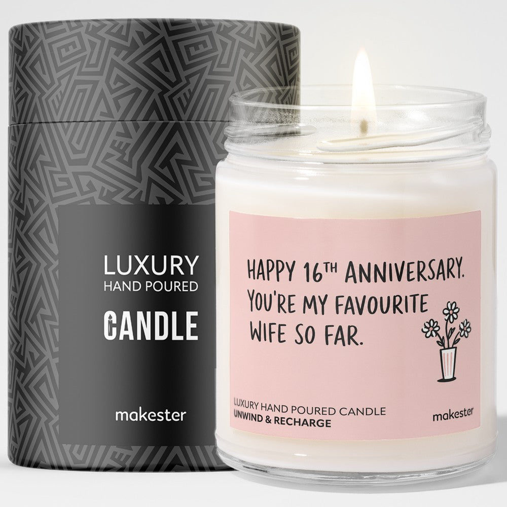 Sixteenth Anniversary Favourite Wife