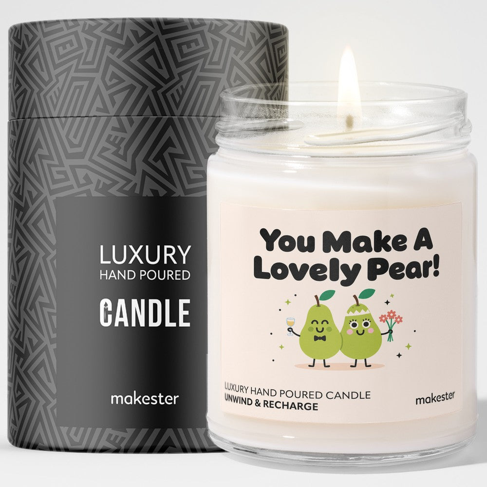 Lovely Friends Pear Candle