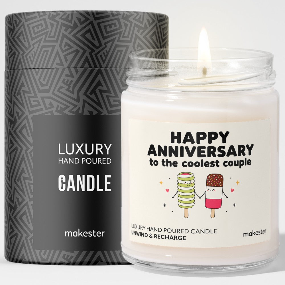 Coolest Friends Anniversary Candle