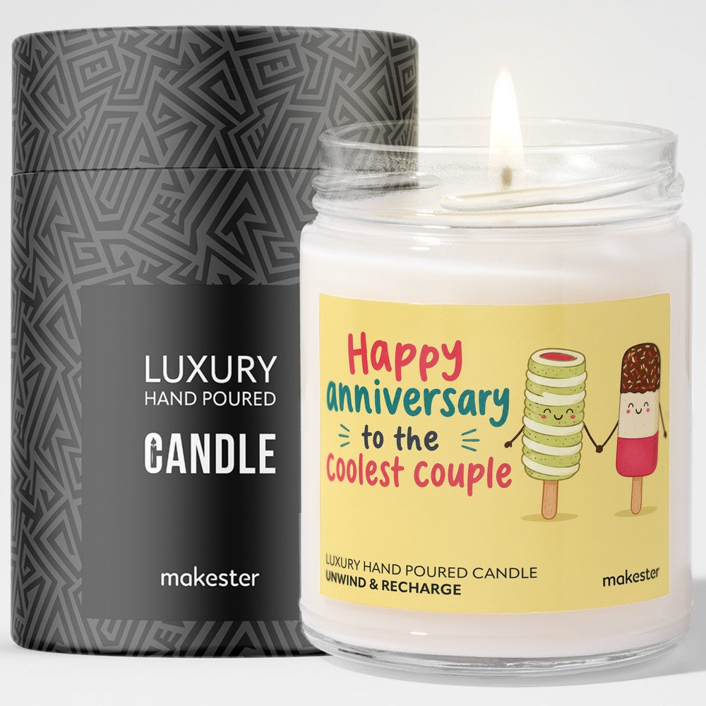 Coolest Friends Anniversary Candle