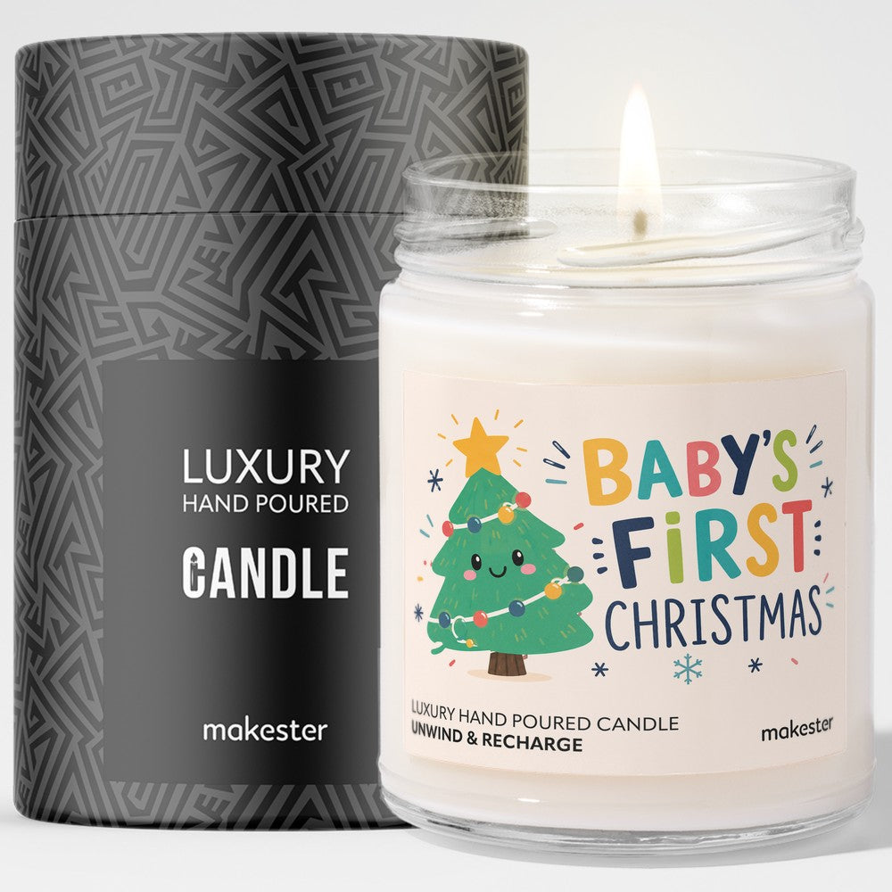 Baby's First Christmas Candle