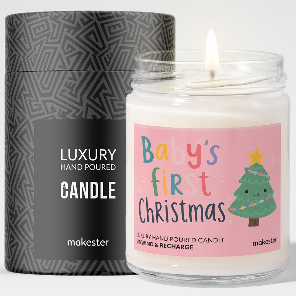 Baby's First Christmas Candle