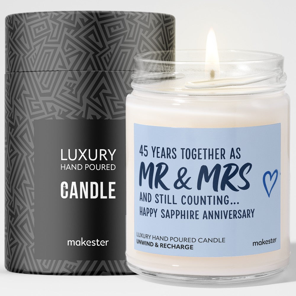 Forty-fifth Sapphire Anniversary Years