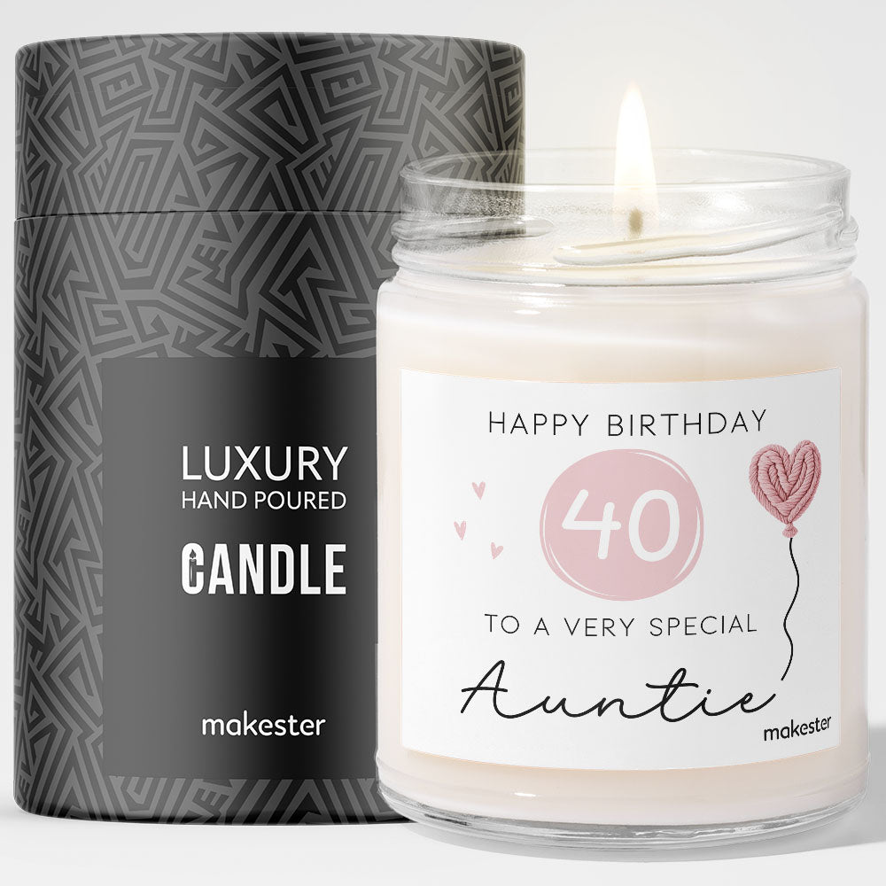 40th Birthday Gifts for Auntie