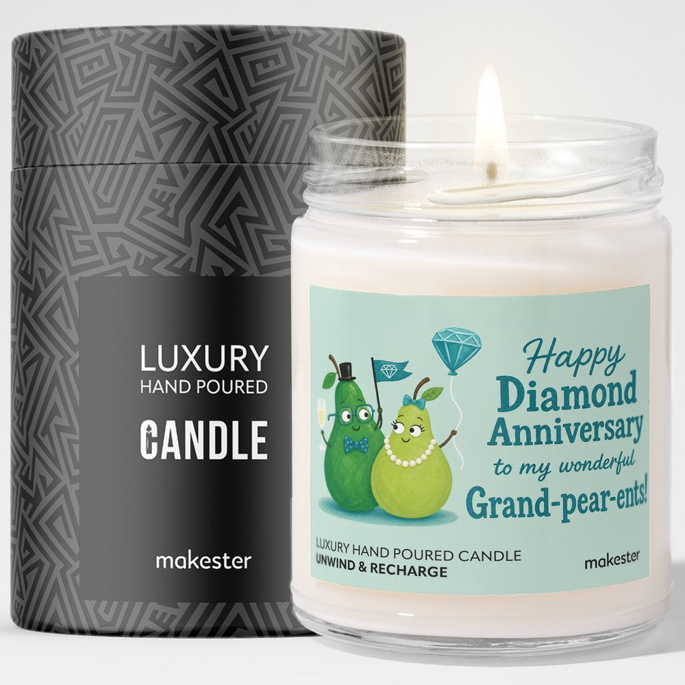 Sixtieth Grand-pear-ents Anniversary