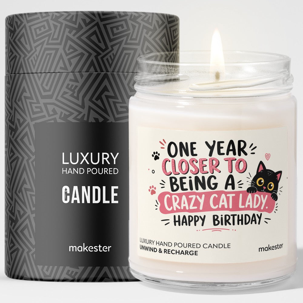 One Year Closer Cat Lady