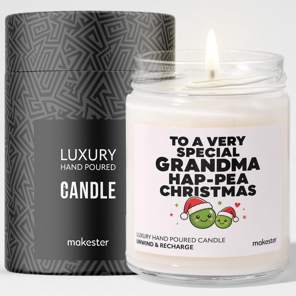 Special Grandma Hap-pea Christmas