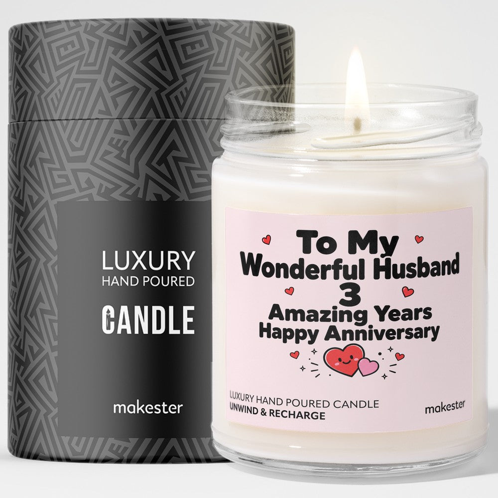 Third Year Husband Anniversary